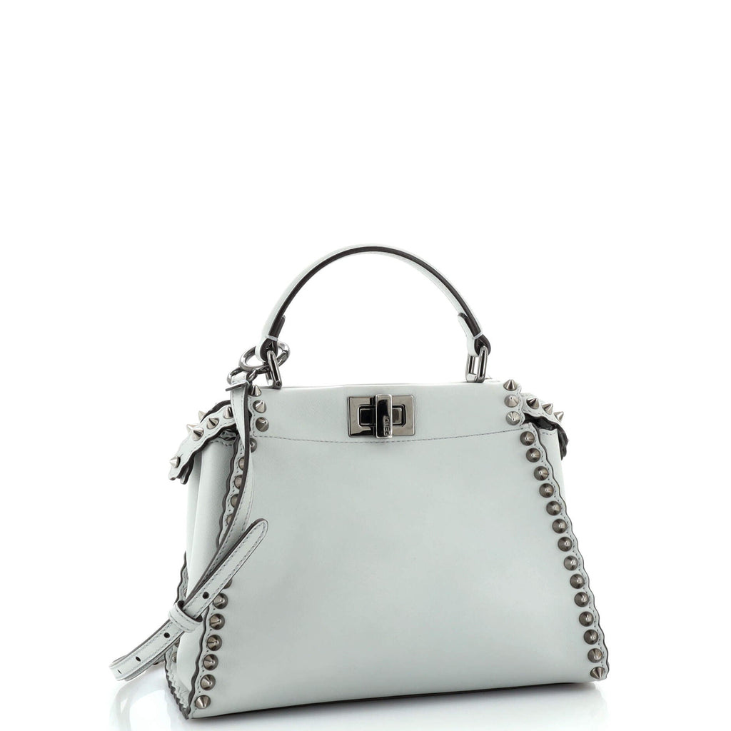 Peekaboo Bag Leather with Studded Detail Mini