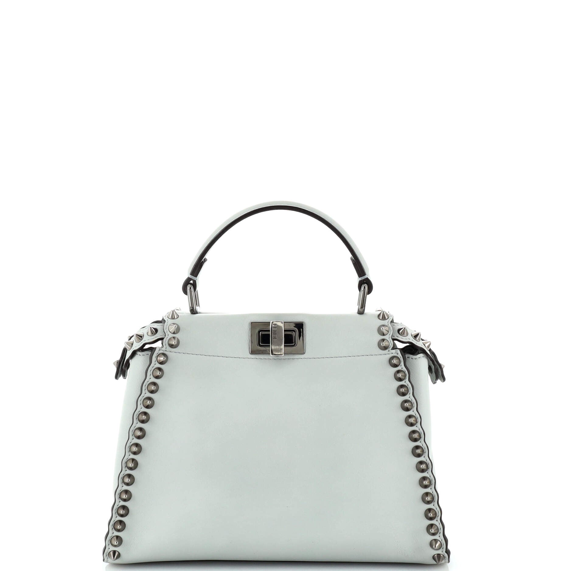 Peekaboo Bag Leather with Studded Detail Mini