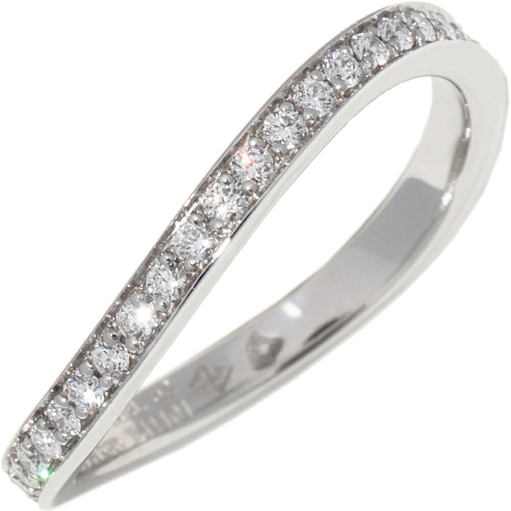 Chanel Ruban de Chanel Pt950 Diamond Ring Size 11.5