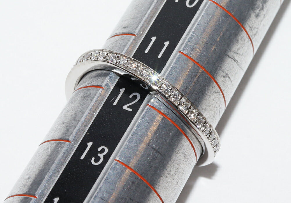 Chanel Ruban de Chanel Pt950 Diamond Ring Size 11.5