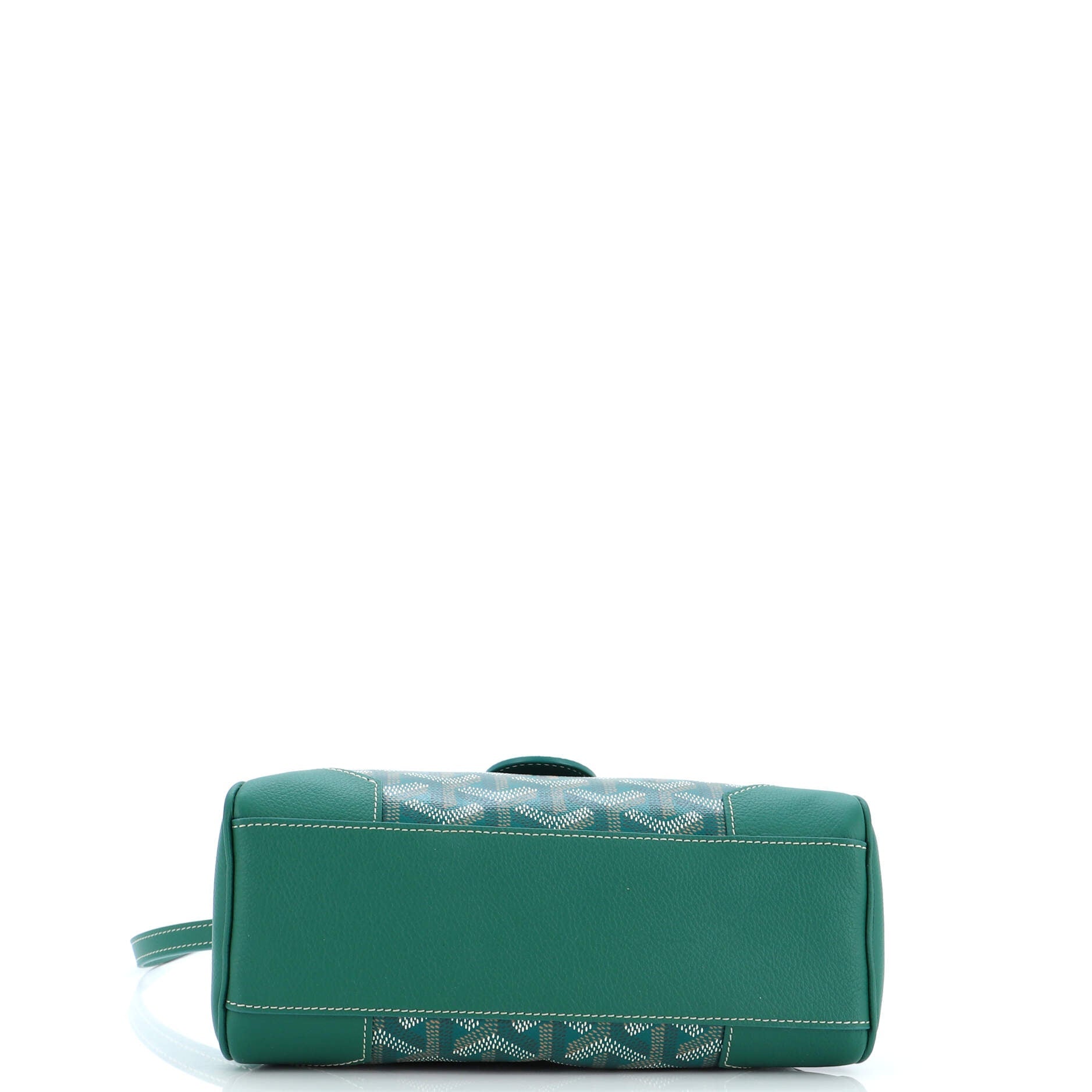Saigon Top Handle Bag Coated Canvas with Leather Mini