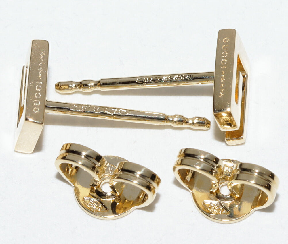 Gucci G Logo Au750 Earrings