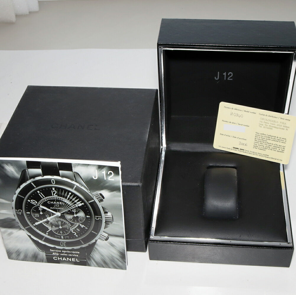 Chanel J12 Black Ceramic Chronograph