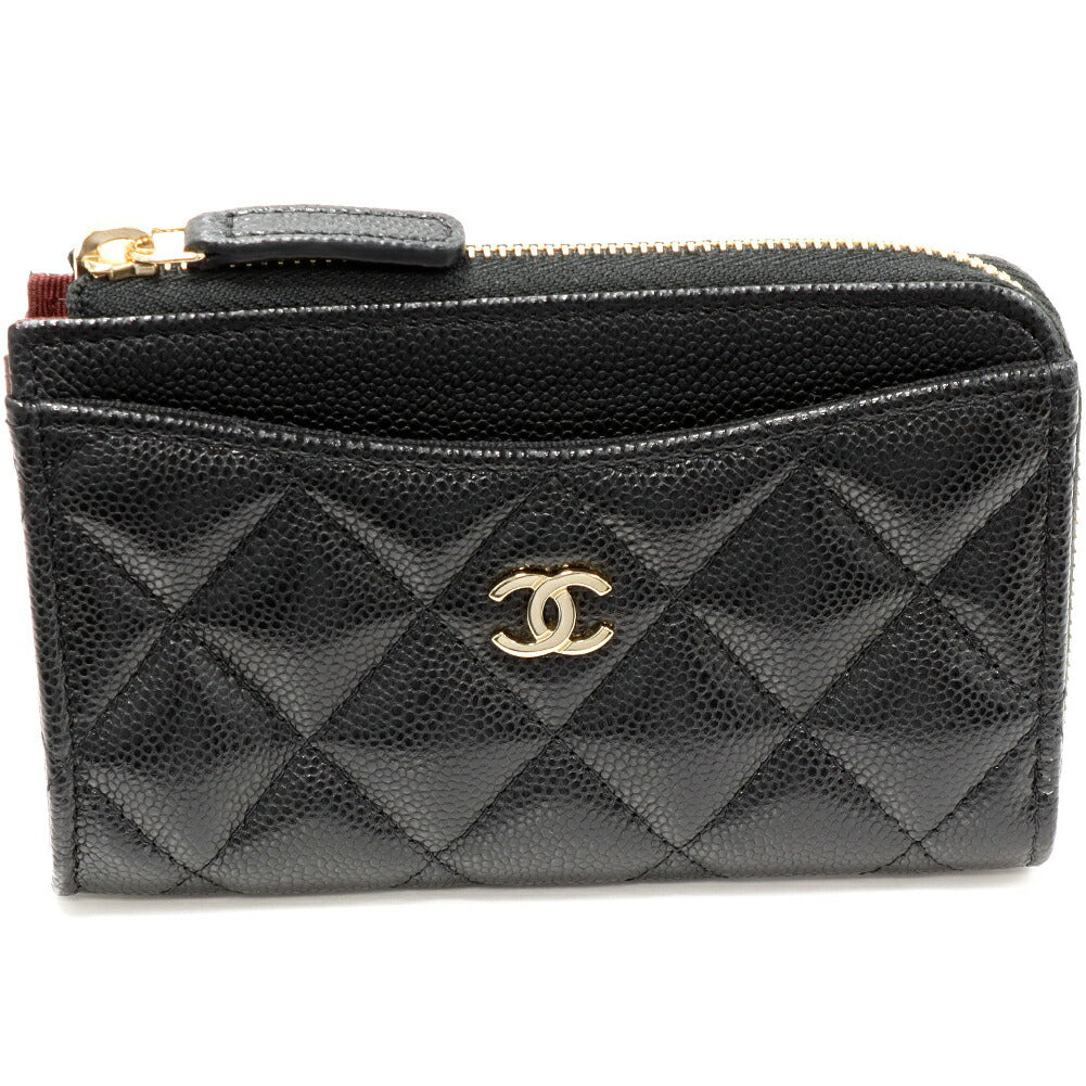 Chanel Classic Grained Shiny Calfskin  Coin Case