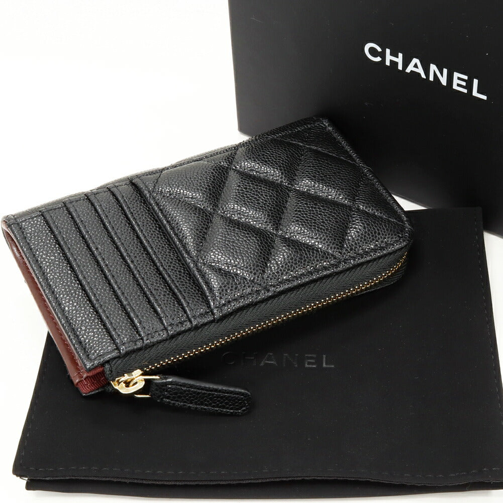 Chanel Classic Grained Shiny Calfskin  Coin Case