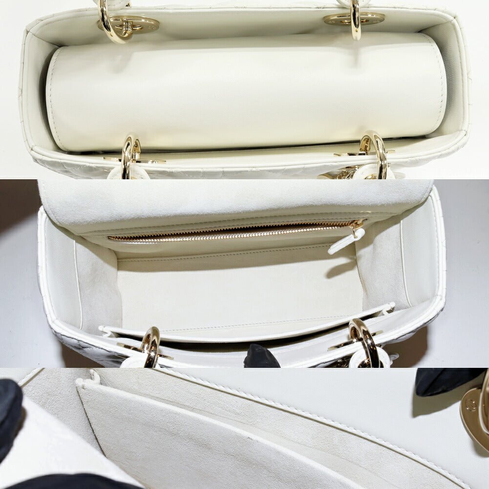 Christian Dior Lady Dior Lambskin 2way Bag