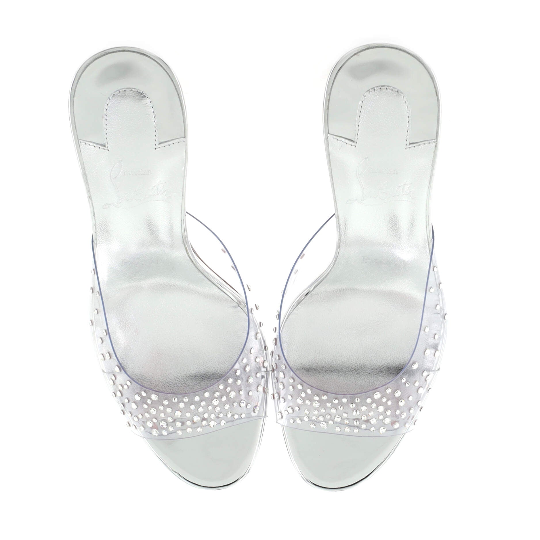 Women's Degramule Mule Sandals Embellished PVC and Leather 85