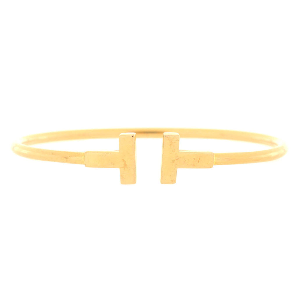 T Wire Bracelet 18K Rose Gold