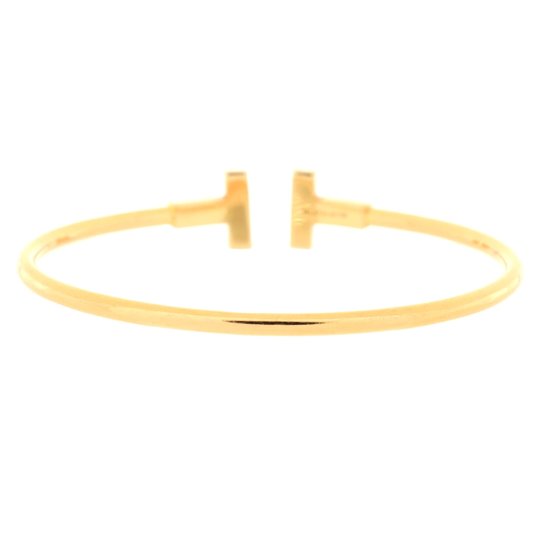 T Wire Bracelet 18K Rose Gold