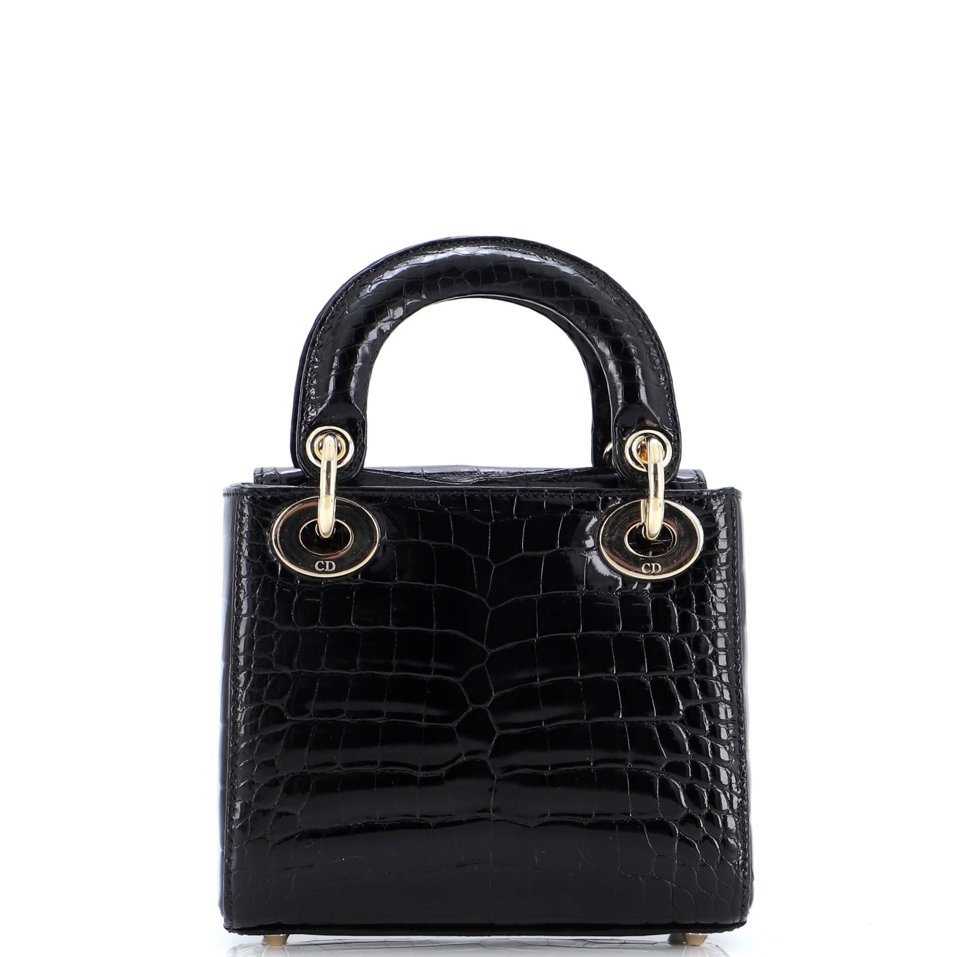 Lady Dior Chain Bag Alligator Mini
