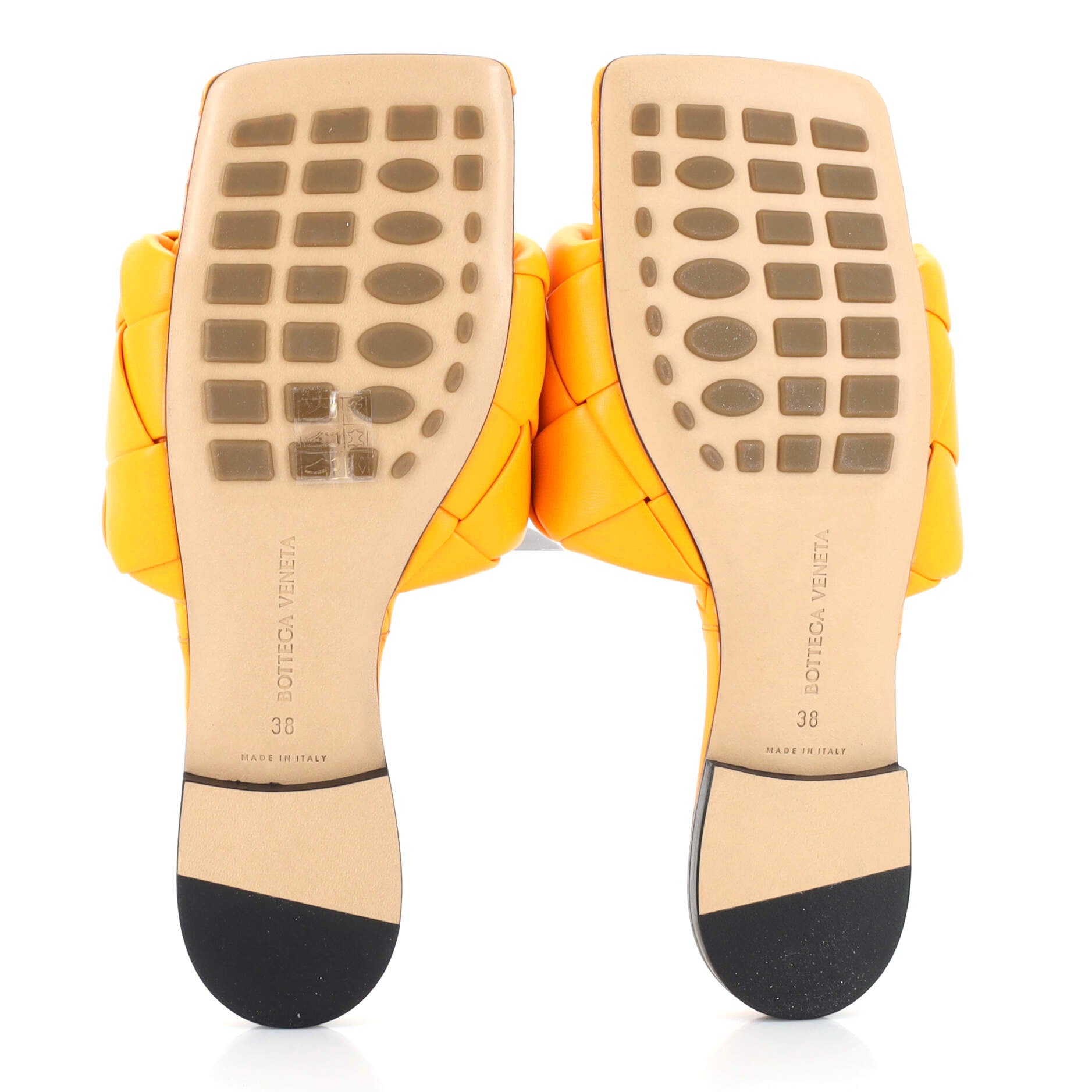 Women's Lido Flat Sandals Maxi Intrecciato Leather