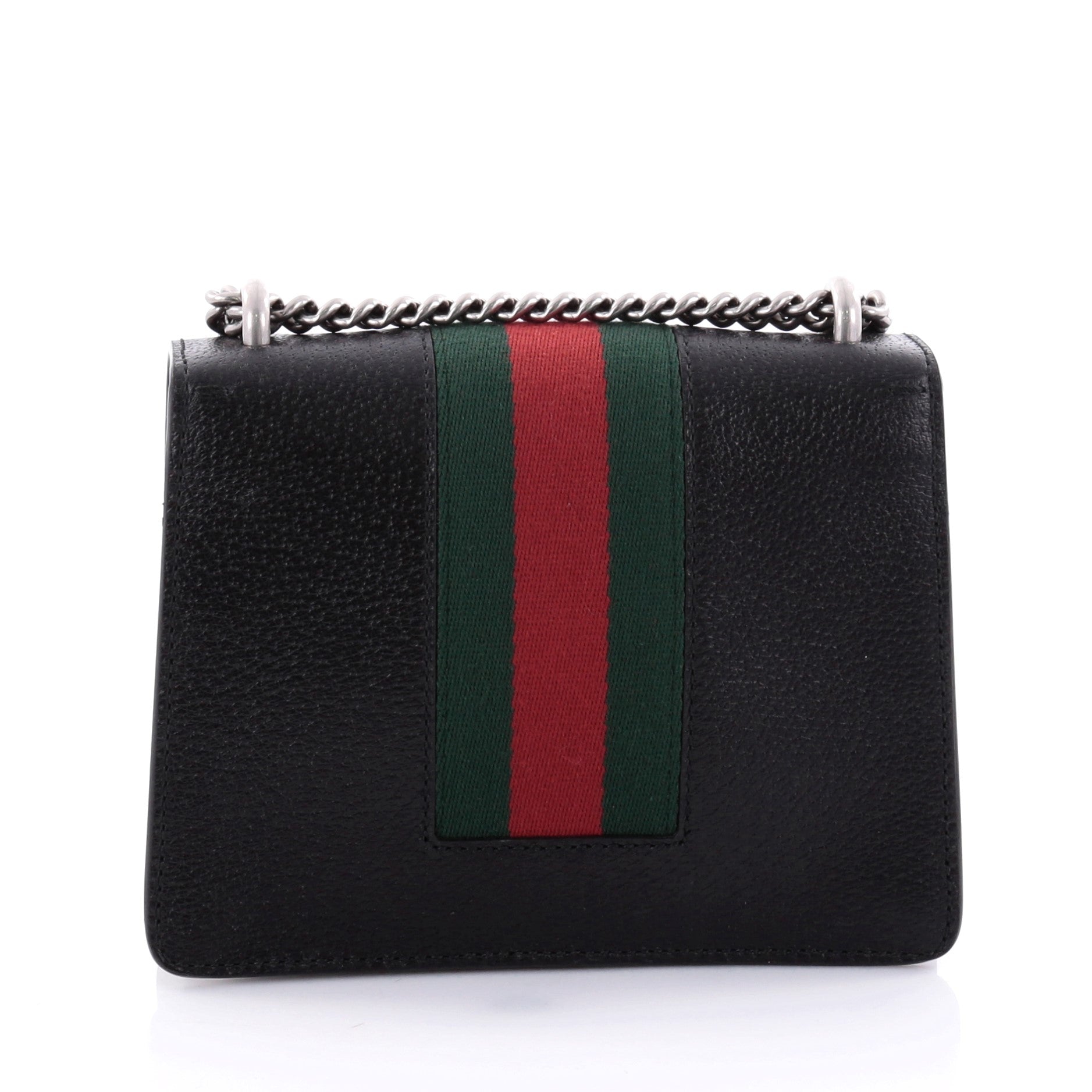 Web Dionysus Handbag Leather Mini