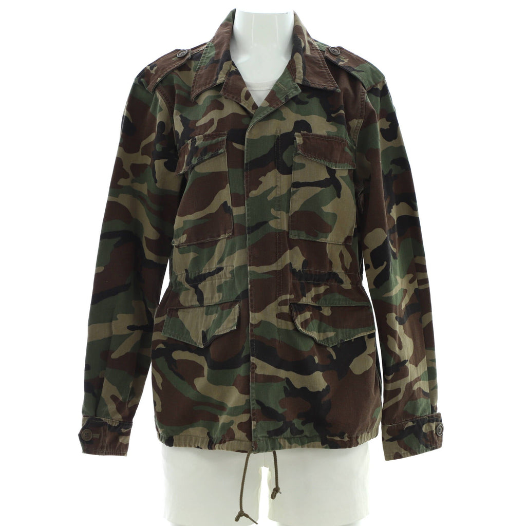 Women's Military Love Jacket Embroidered Printed Cotton