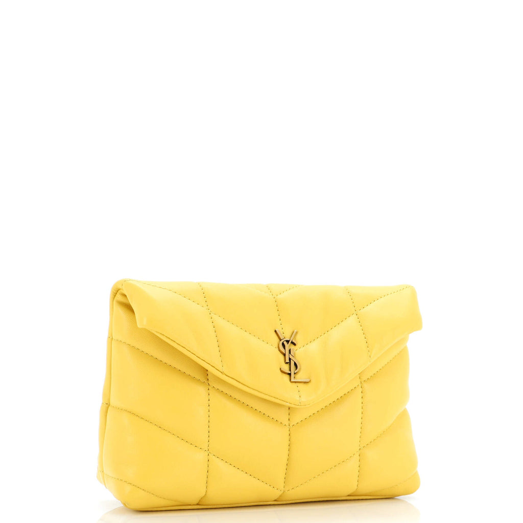 LouLou Puffer Clutch Leather Small