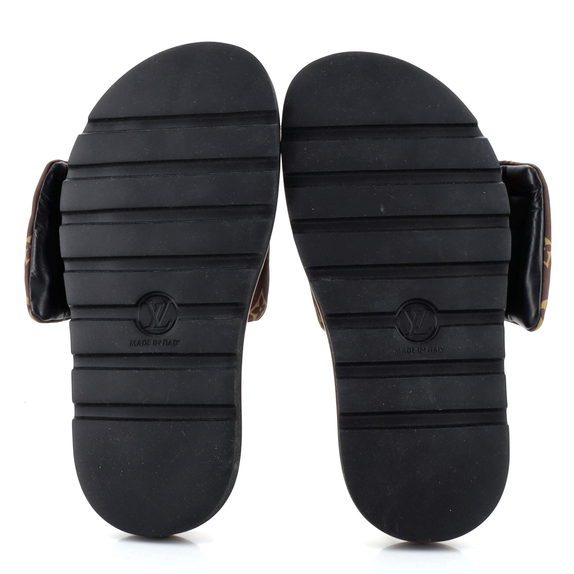 Women's Pool Pillow Comfort Mule Sandals Monogram Nylon