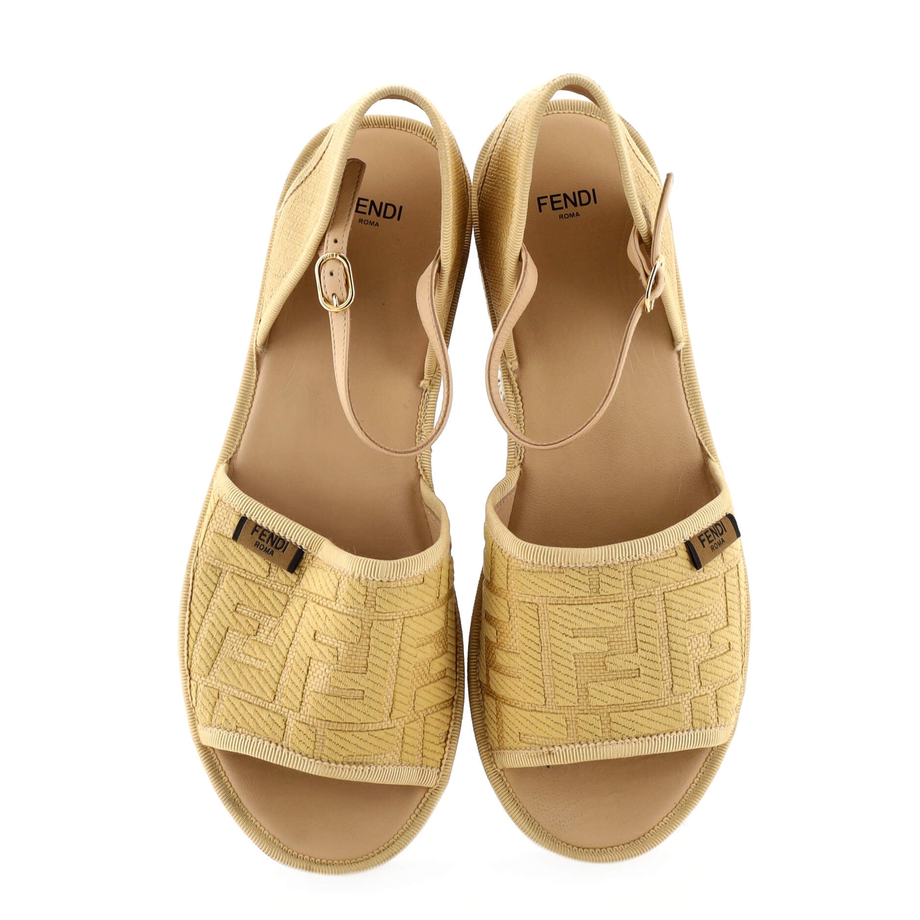 Women's Platform Espadrille Sandals Zucca Raffia