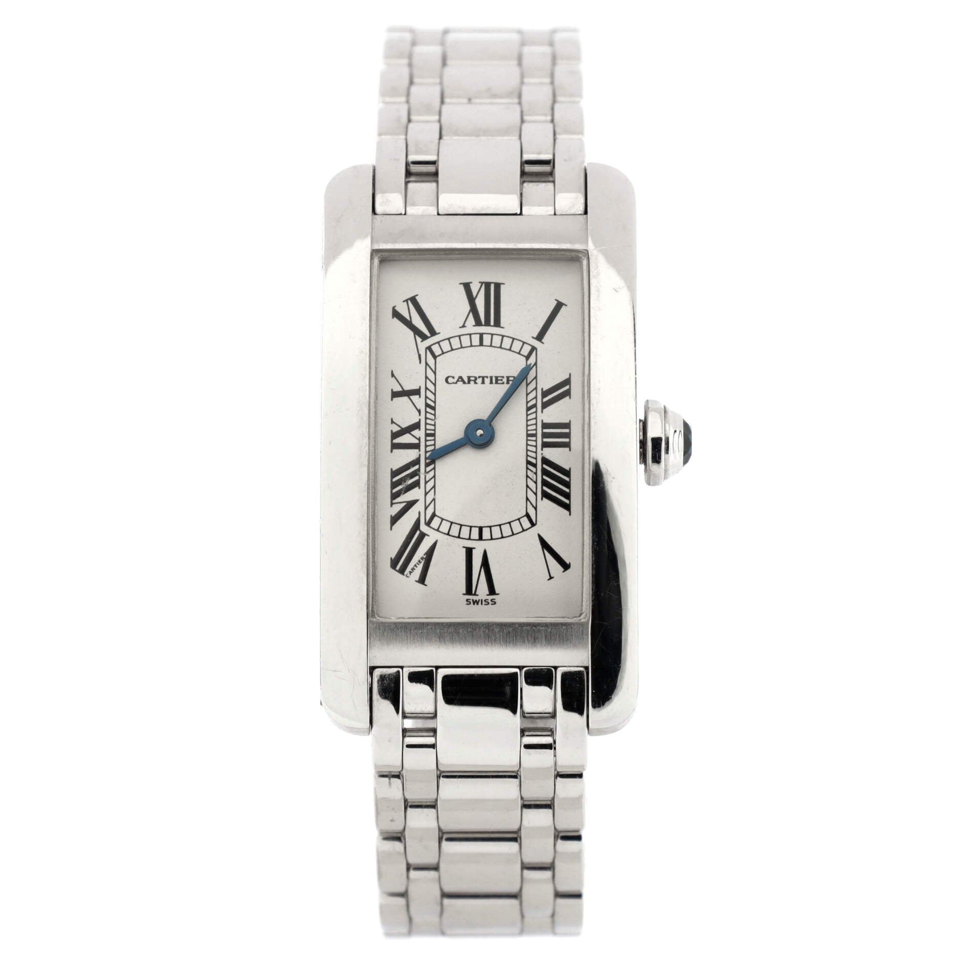 Tank Americaine Quartz Watch White Gold 19