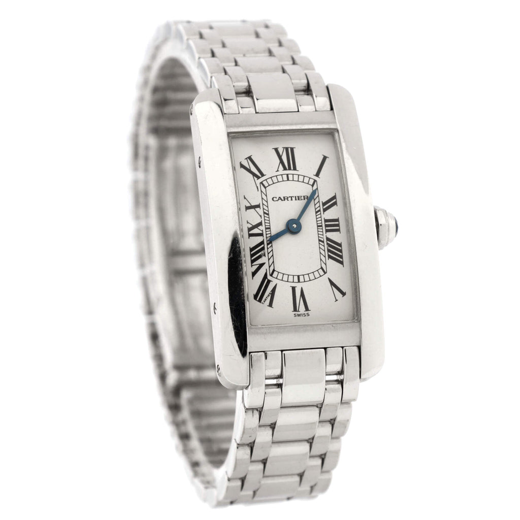 Tank Americaine Quartz Watch White Gold 19