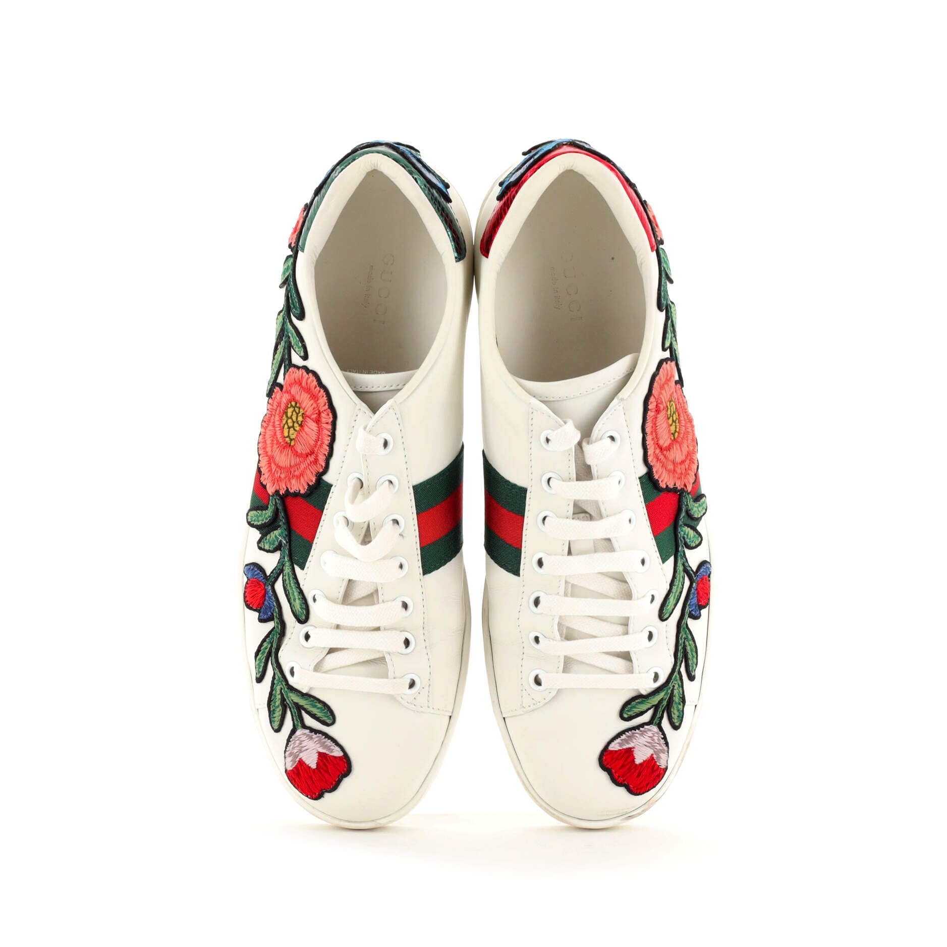 Freya Hartas Ace Sneakers Embroidered Leather