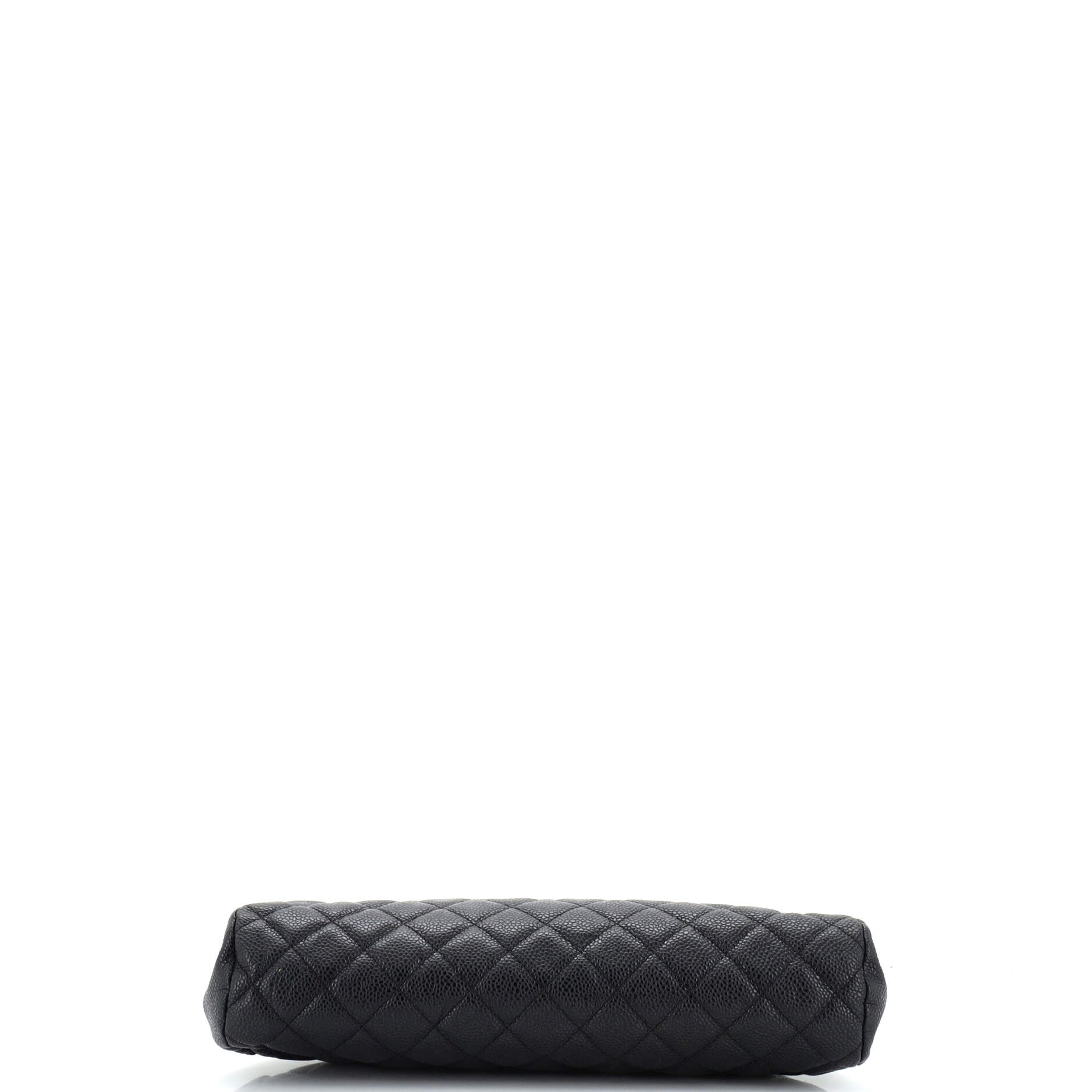 Timeless Clutch Quilted Caviar