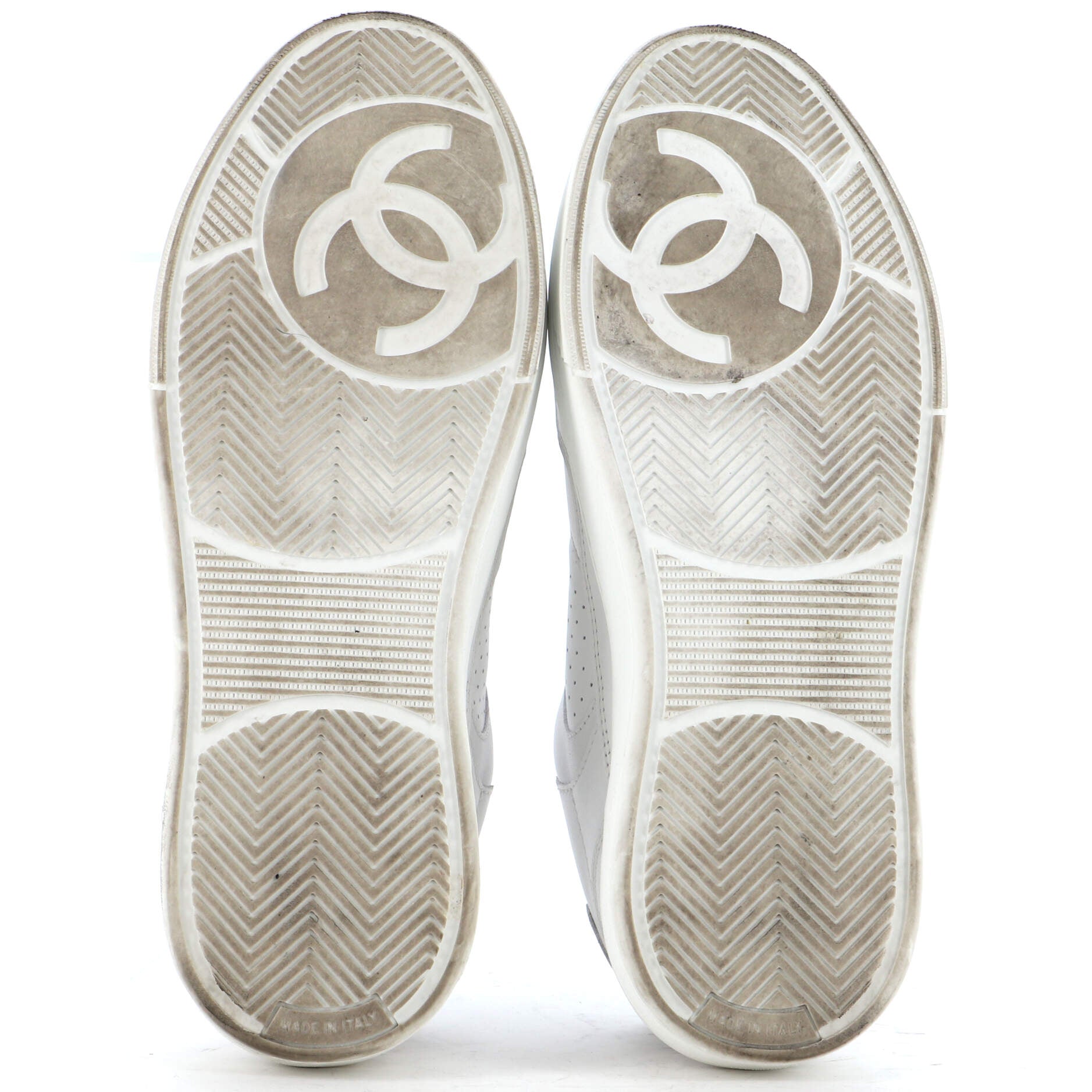 Women's CC Low-Top Sneakers Perforated Leather