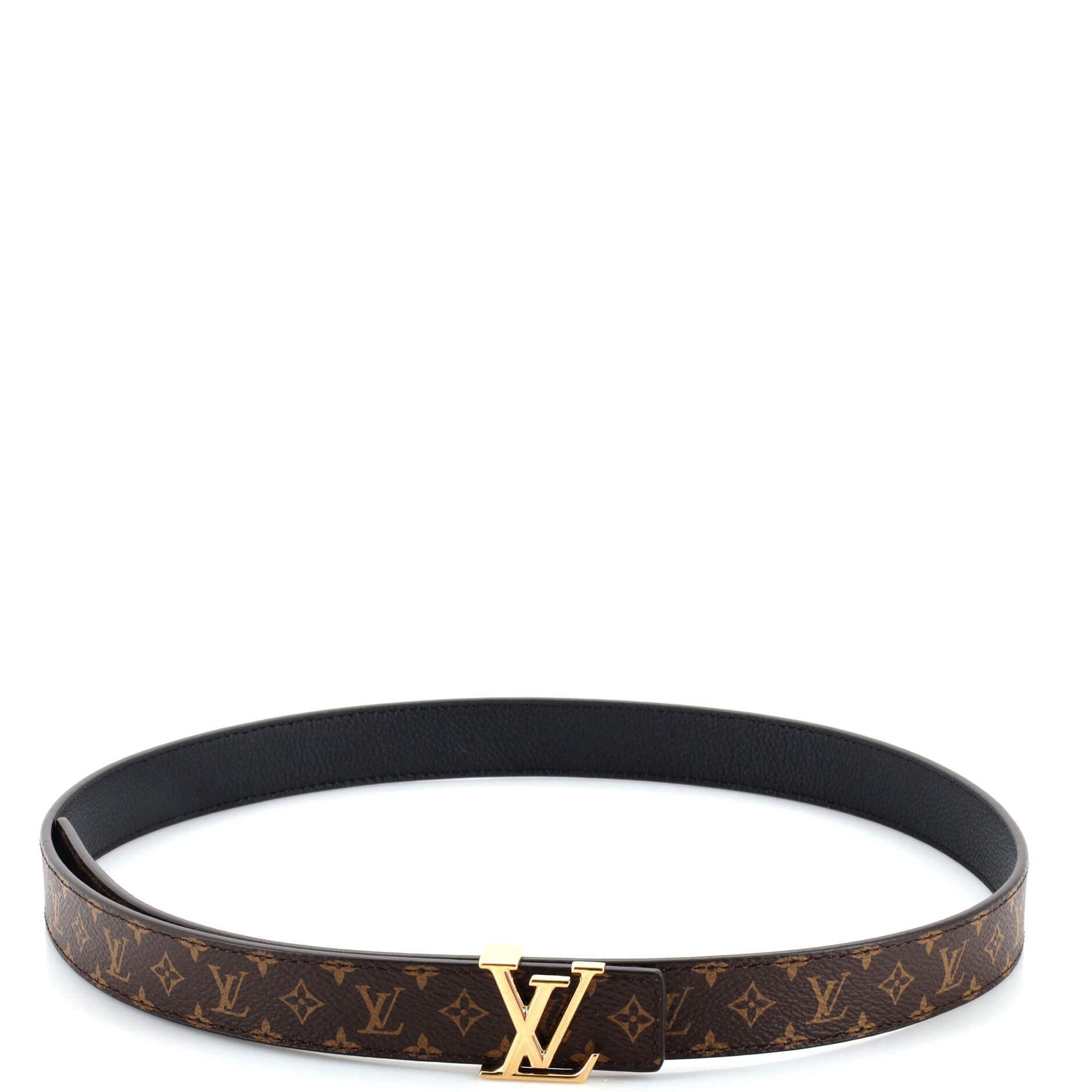 LV Initiales Belt Monogram Canvas Thin 85