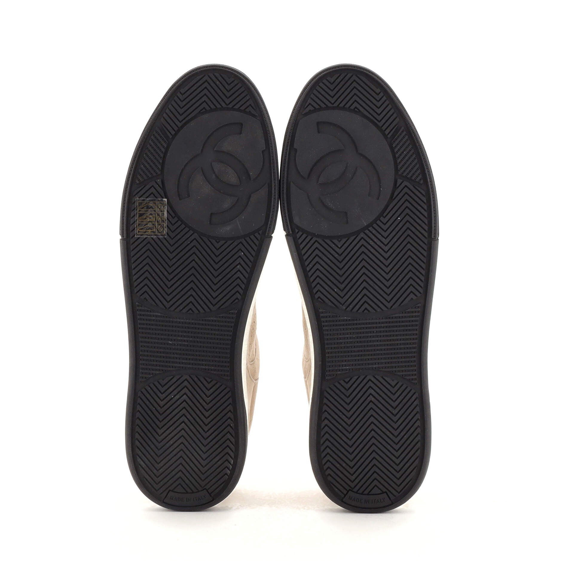 Women's CC Low-Top Sneakers Perforated Suede