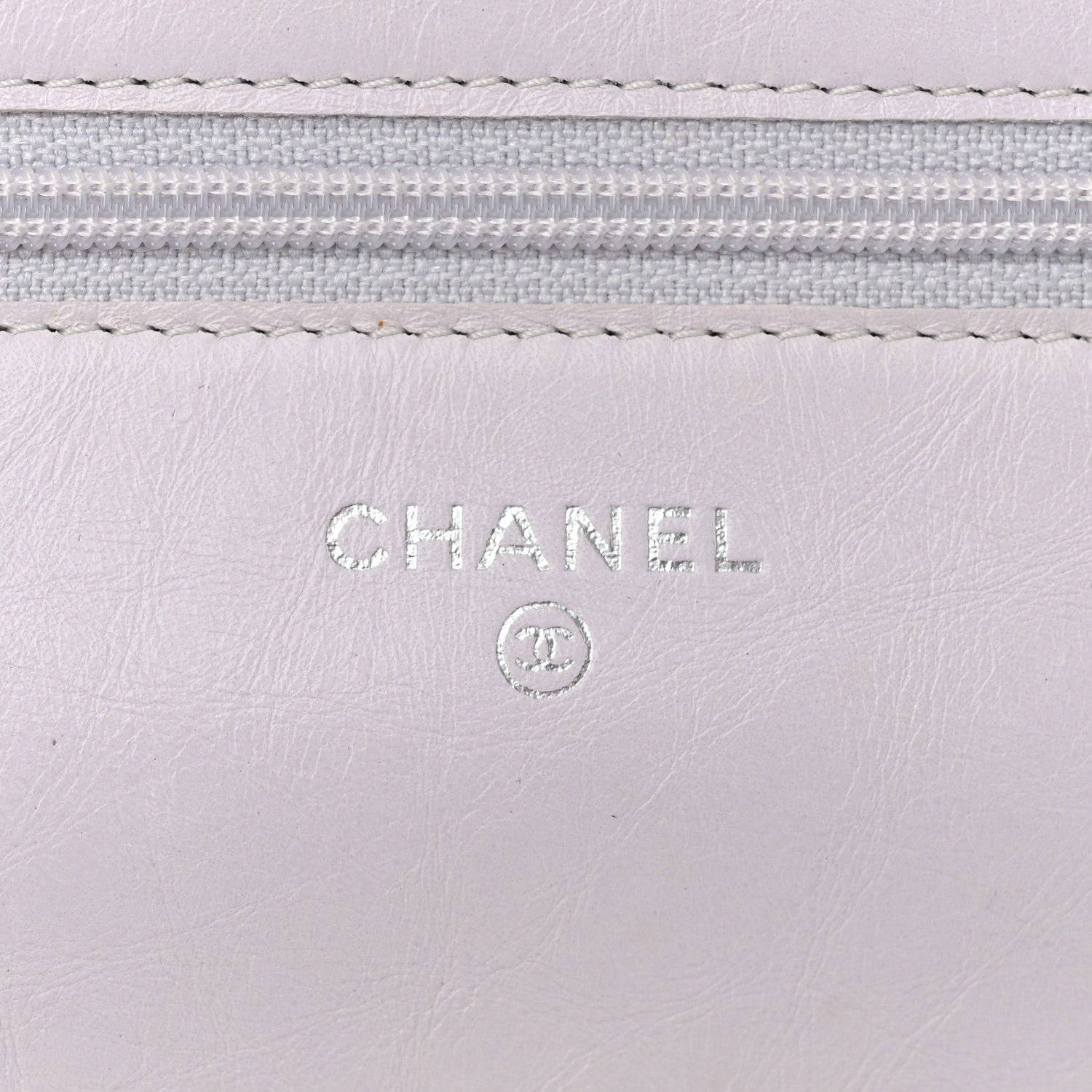 Aged Calfskin Quilted Reissue Wallet On Chain WOC White