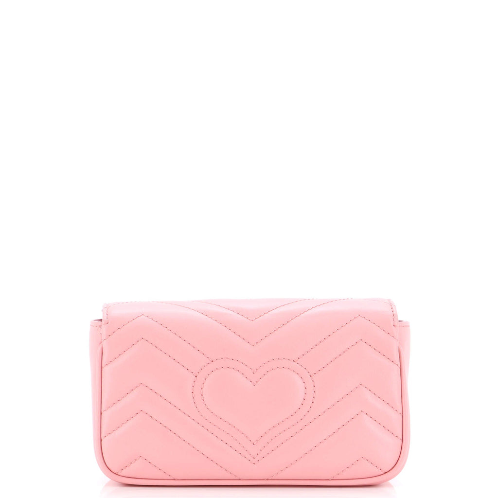 GG Marmont Flap Bag Matelasse Leather Super Mini