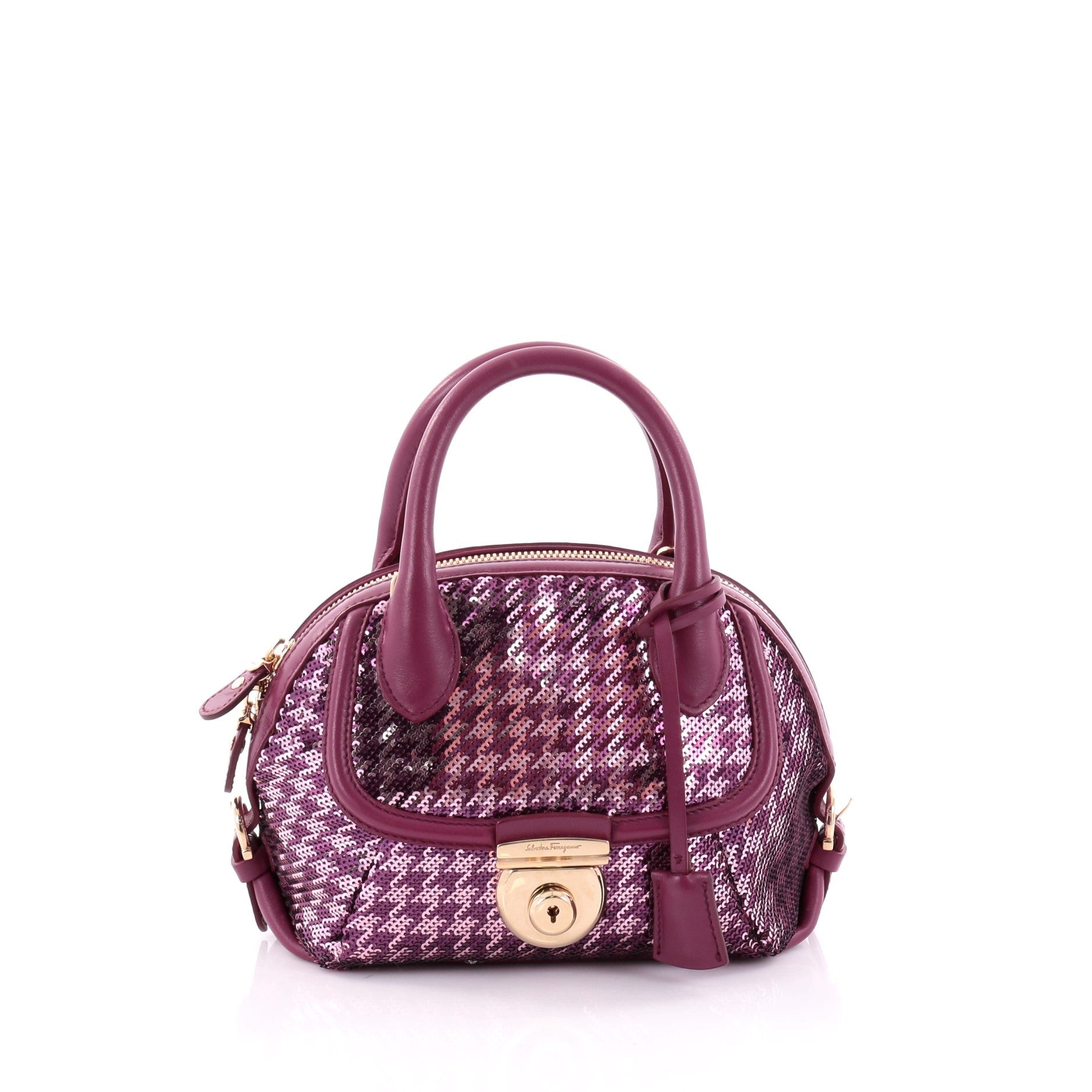 Fiamma Convertible Satchel Sequins Mini