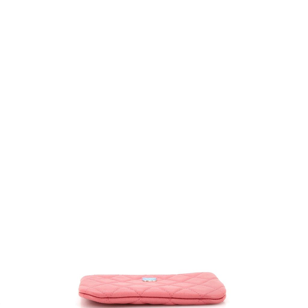 Classic O Case Pouch Quilted Caviar Mini