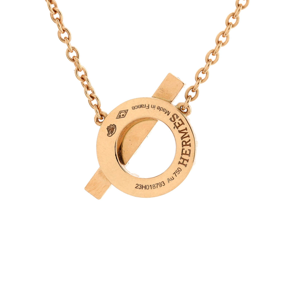 Finesse Pendant Necklace 18K Rose Gold and Diamonds