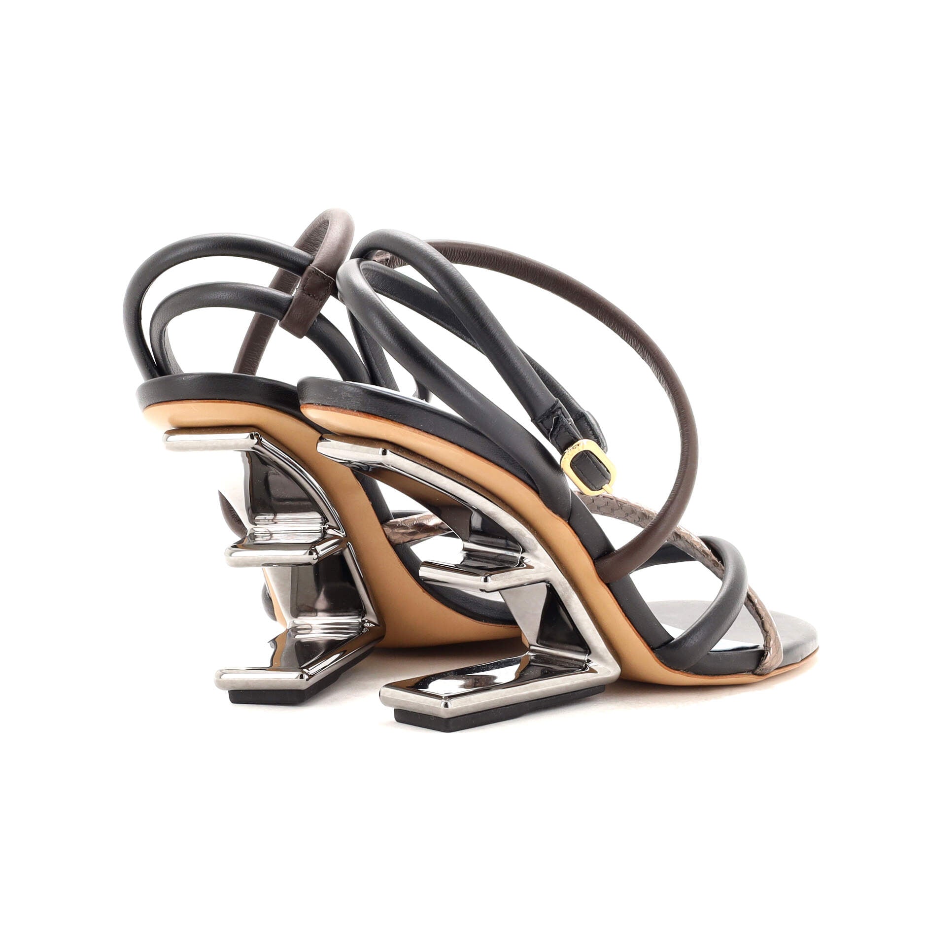 Women's First Strappy Heeled Sandals Leather