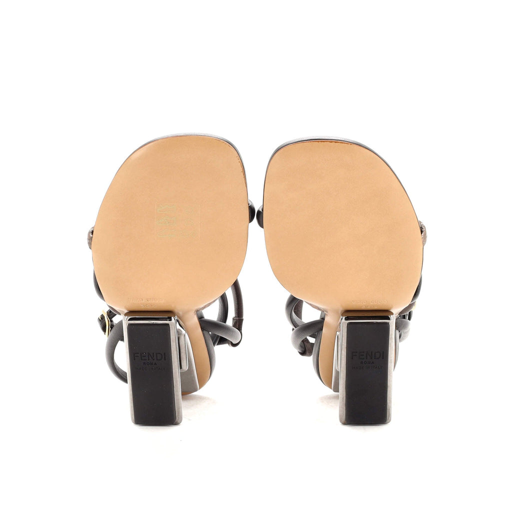 Women's First Strappy Heeled Sandals Leather
