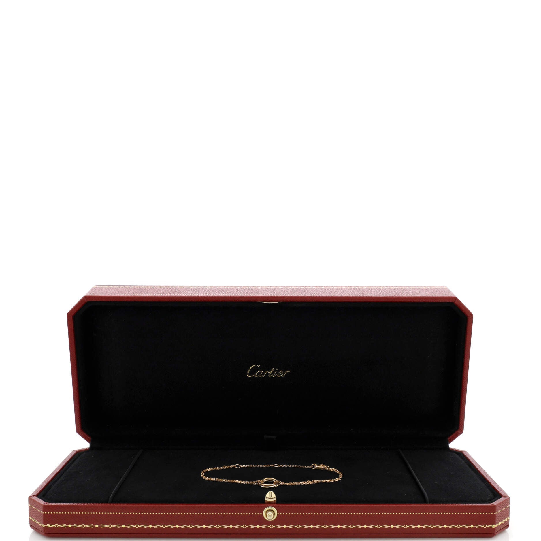 Trinity Chain Bracelet 18K Tricolor Gold