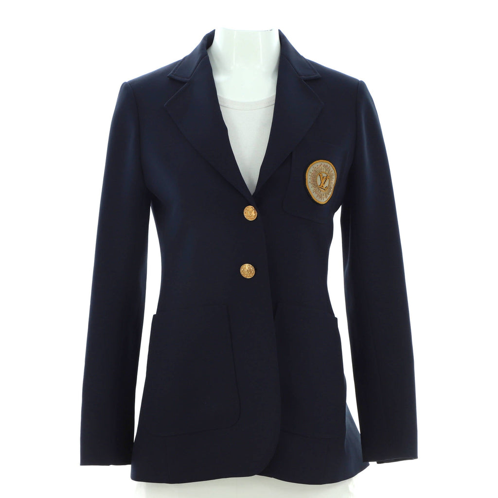 Women's Preppy Blazer Wool Blend