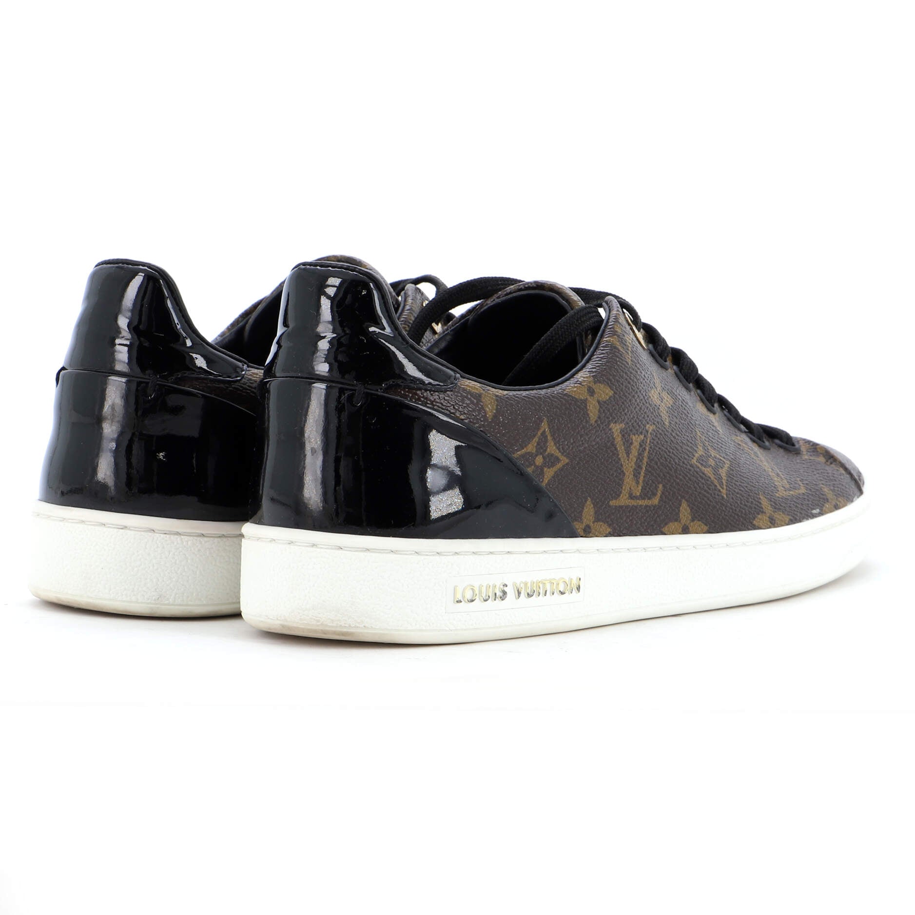 Women's FrontRow Sneakers Monogram Canvas with Patent