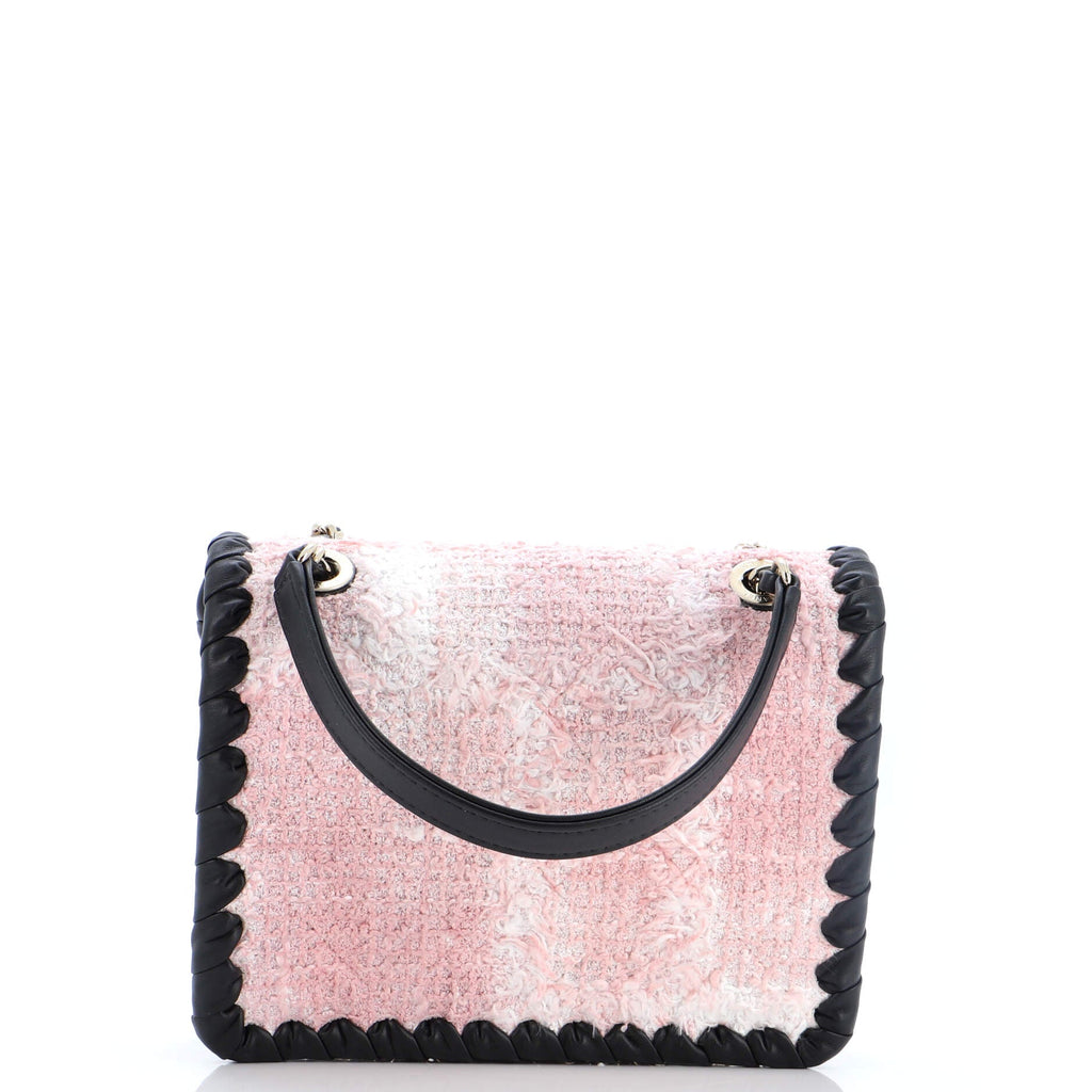 My Own Frame Flap Bag Quilted Tweed with Braided Calfskin Mini