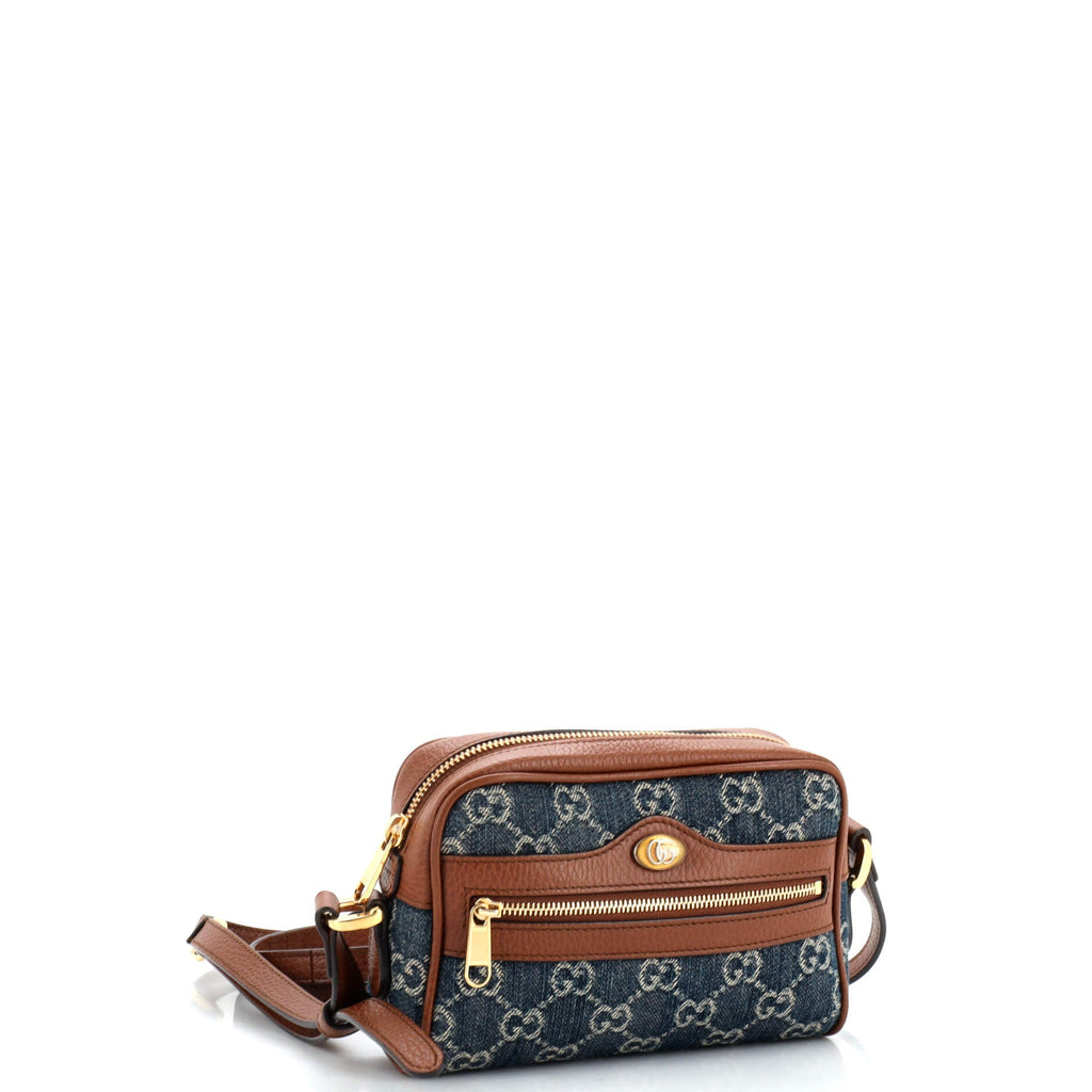 Ophidia Shoulder Bag GG Denim Mini