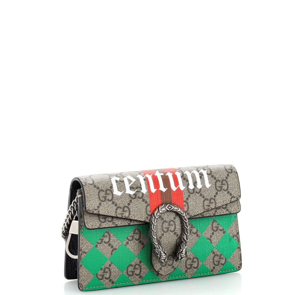 Dionysus Bag Printed GG Coated Canvas Super Mini