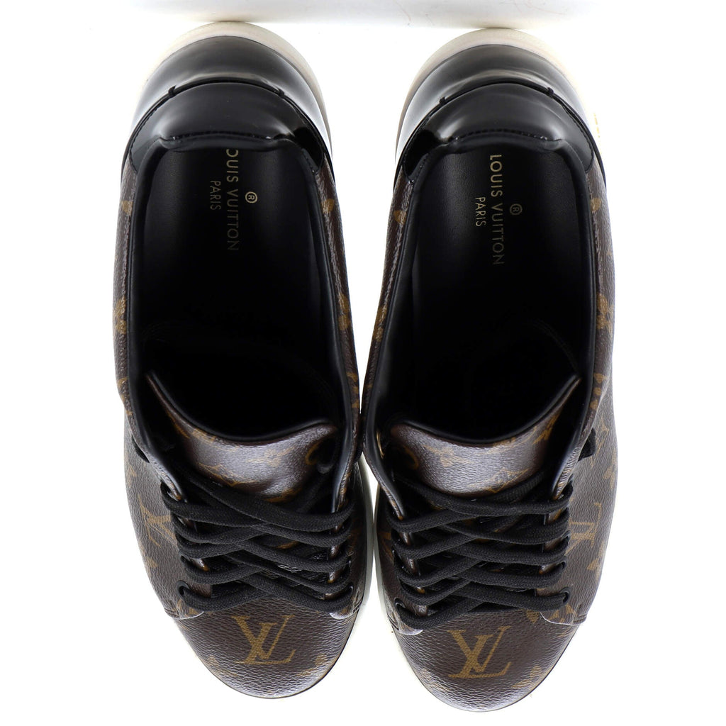 Women's FrontRow Sneakers Monogram Canvas with Patent