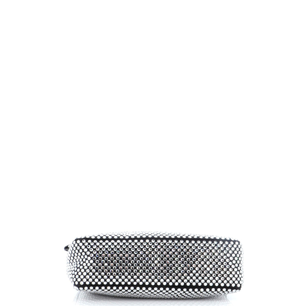 Re-Edition 2000 Hobo Crystal Embellished Satin Mini