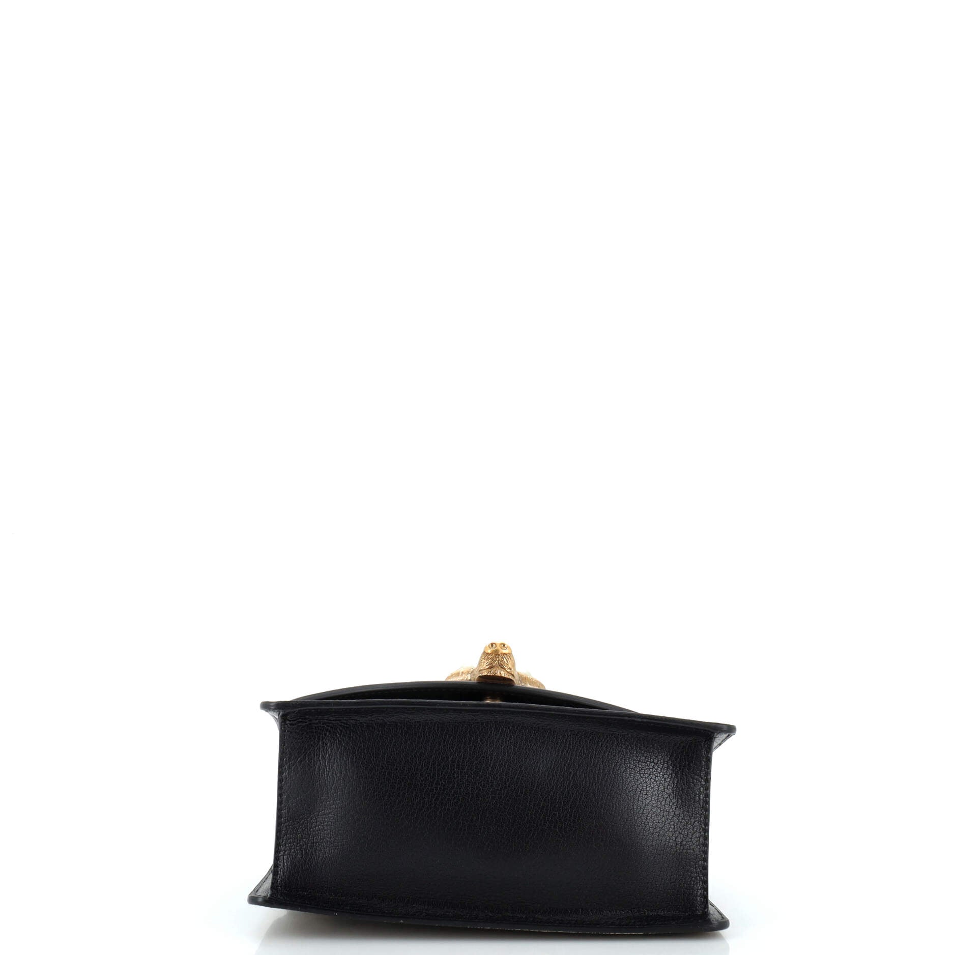 Broche Bamboo Top Handle Bag GG Coated Canvas and Leather Mini