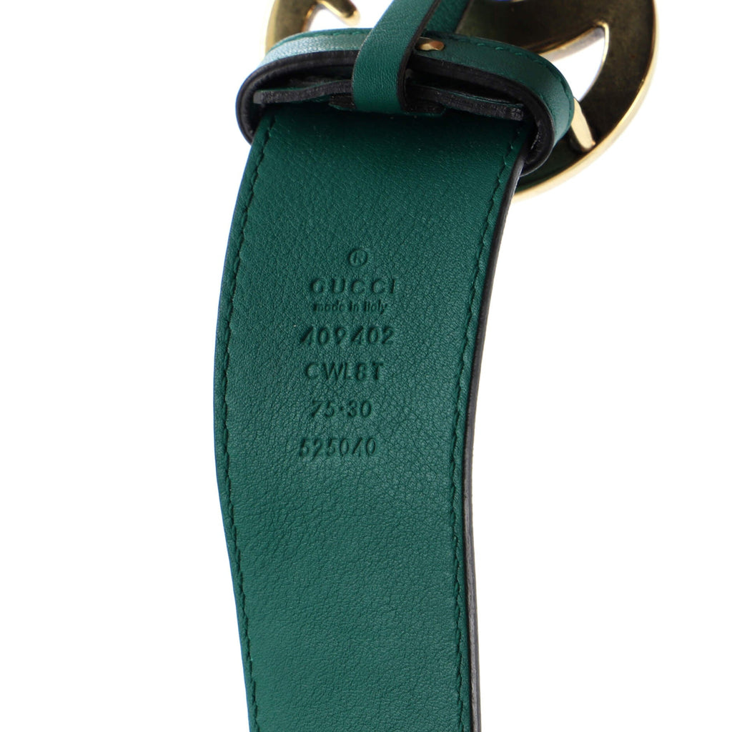 GG Marmont Belt Studded Leather Wide 75