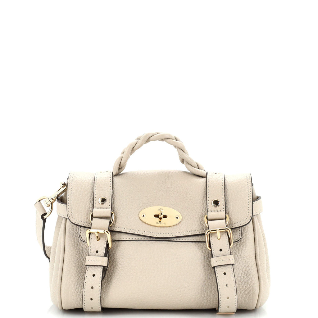 Alexa Satchel NM Grainy Leather Mini