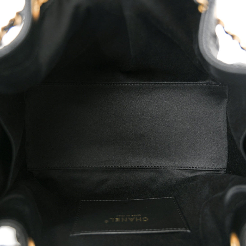 Caviar Quilted Small Chanel 25 Handbag Black