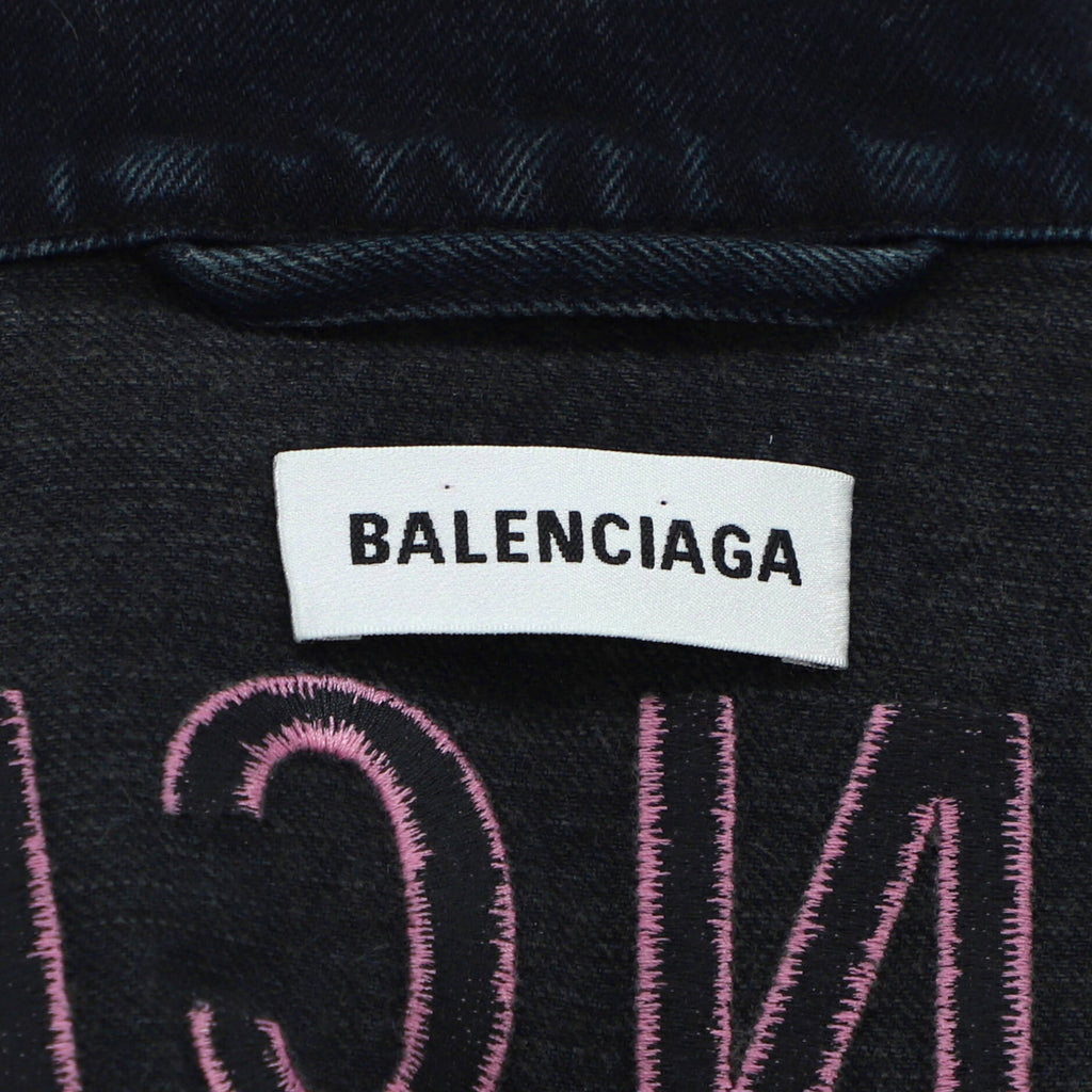 Women's Logo Oversized Jacket Denim