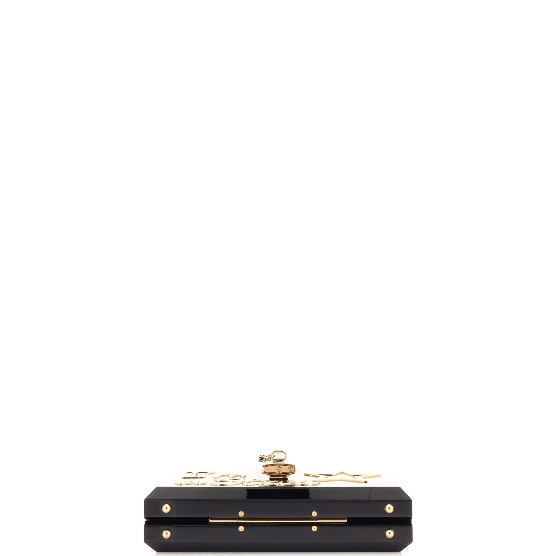 I Am a Star Clutch with Chain Embellished Acrylic Small
