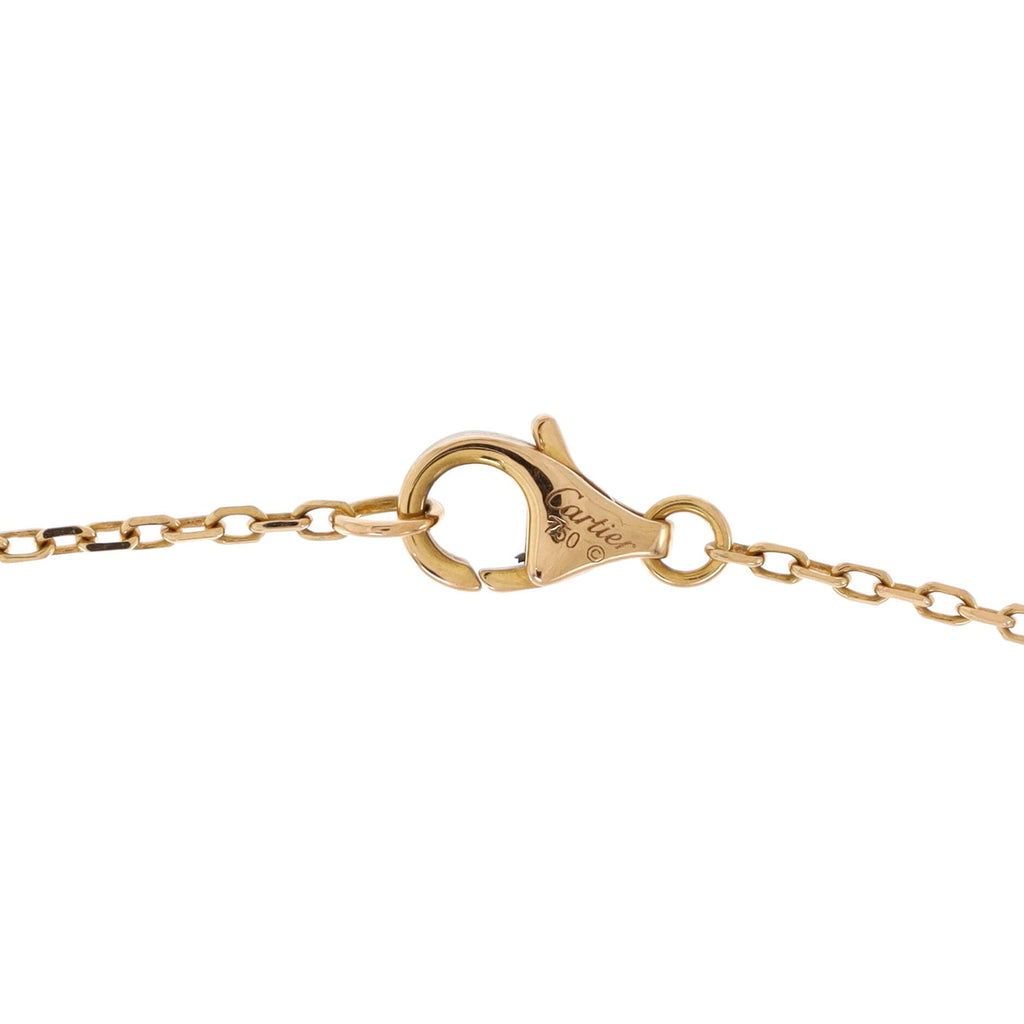 Trinity Heart Pendant Necklace 18K Tricolor Gold
