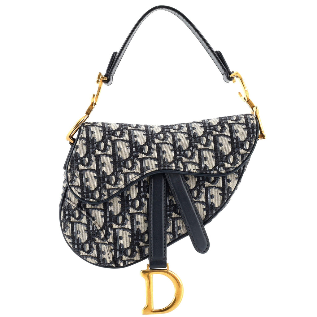 Saddle Handbag Oblique Canvas Mini